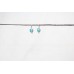Dangle Earrings Turquoise Women Silver Solid 925 Gemstone Handmade Gift D593